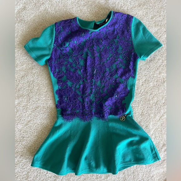 New with tags Roberto Cavalli sweater top super stunning size 4 - Picture 1 of 6